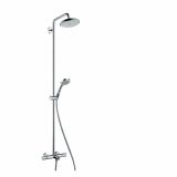 PIPA ZA KAD HANSGROHE CROMA 220, STOJEČA OKROGLA PRHA, GIB. CEV