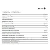 IZVLEČNA KUHINJSKA NAPA GORENJE TH60E3X