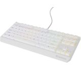 TIPKOVNICA GENESIS THOR 230 TKL GAMING ŽIČNA BELA