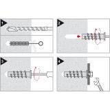 ZIDNI VLOŽEK TML 10X50 ZA POROBETON ZAV=6KOS