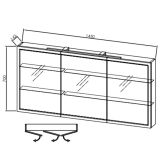 TOALETNA OMARICA KOLPA SAN TOB 145 ANT-LED, SW, S
