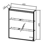 TOALETNA OMARICA KOLPA SAN TOD 60 BEIGE DONNA TOALET OMARICA Z LED SVETILKO