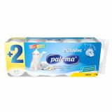 TOALETNI PAPIR PALOMA ROLICE EXCLUSIVE BELE 3PL TISK+PARFUM.8+2 150LIST.