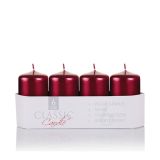 TOP SVEČA MULLER 40/70 MM ADVENTNA TEMNO RDEČA, LAKIRANA 4/1