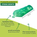 TOPLA GREDA TUNEL-FOLIJA Z LOKI 3.5 X 1 M PROZOREN
