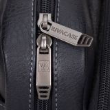 TORBA RIVACASE ZA PRENOSNIK ČRNA USNJE