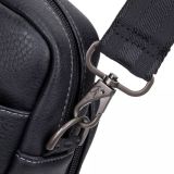 TORBA RIVACASE ZA PRENOSNIK ČRNA USNJE