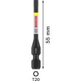 TORX NASTAVEK BOSCH PRO T20, 55 MM, 2 KOSA