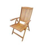 LESENI STOL MQ TOSCANA ZLOŽLJIV POZICIJSKI, AKACIJA