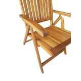 LESENI STOL MQ TOSCANA ZLOŽLJIV POZICIJSKI, AKACIJA