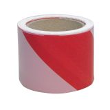 TRAK DÖRNER + HELMER PE-ZAPORNI TRAK 80 MM X 250 M, RDEČE /BEL