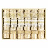 OKRASEK ZA JELKO R+W TRAK ZLATE BARVE SORT. DEKO. 15-40 MM, 2-3.5 M