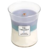 SVEČA V KOZARCU WOODWICK TRILOGY MEDIUM CALING RETREAT