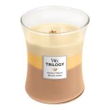 SVEČA V KOZARCU WOODWICK TRILOGY MEDIUM GOLDEN TREATS