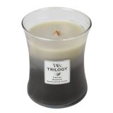SVEČA V KOZARCU WOODWICK TRILOGY MEDIUM WARM WOODS