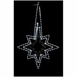 LUČKE MQ TROJNA ZVEZDA LED BELA 80X125CM S PROGRAMATORJEM