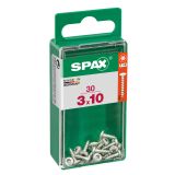 VIJAK CILINDRIČNA GLAVA SPAX TRX 3X10 V ZAVITKU 30 KOS