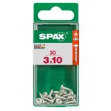 VIJAK CILINDRIČNA GLAVA SPAX TRX 3X10 V ZAVITKU 30 KOS