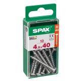 VIJAK CILINDRIČNA GLAVA SPAX TRX 4.5X40 V ZAVITKU 10 KOS