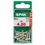 VIJAK CILINDRIČNA GLAVA SPAX TRX 4X20 V ZAVITKU 16 KOS