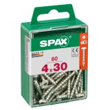 VIJAK CILINDRIČNA GLAVA SPAX TRX 4X30 V ZAVITKU 60 KOS