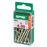 VIJAK CILINDRIČNA GLAVA SPAX TRX 4X35 V ZAVITKU 16 KOS