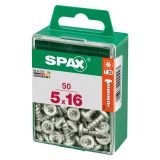 VIJAK CILINDRIČNA GLAVA SPAX TRX 5X16 V ZAVITKU 50 KOS