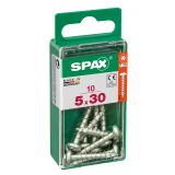 VIJAK CILINDRIČNA GLAVA SPAX TRX 5X30 V ZAVITKU 10 KOS