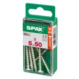 VIJAK CILINDRIČNA GLAVA SPAX TRX 5X50 V ZAVITKU 6 KOS