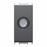 TV / AUDIO VTIČNICA MODUL OSNOVNA TV ČRNA, 0 DB, 1M, BOK