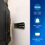 TV NOSILEC PHILIPS STENSKO TV DRŽALO DO 85" UNIVERZALNO NAGIBNO