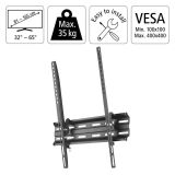 TV STENSKI NOSILEC, NAGIBEN, 165 CM (65") DO 35 KG, RAZMIK MED STENO 2,8 CM