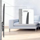 TV STENSKI NOSILEC, NAGIBEN, 165 CM (65") DO 35 KG, RAZMIK MED STENO 2,8 CM