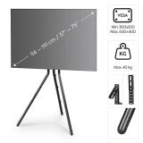 TV STOJALO, PROSTOSTOJEČE STOJALO, NASTAVLJIVA VIŠINA, 191 CM (75") DO 40 KG