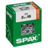 UNIVERZALNI VIJAK SPAX TX 3.5X16 WIROX A2F V ZAVITKU 300 KOS