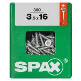 UNIVERZALNI VIJAK SPAX TX 3.5X16 WIROX A2F V ZAVITKU 300 KOS