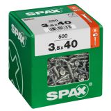 UNIVERZALNI VIJAK SPAX TX 3.5X40 WIROX A2F V ZAVITKU 500 KOS