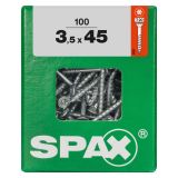 UNIVERZALNI VIJAK SPAX TX 3.5X45 WIROX A2F V ZAVITKU 100KOS