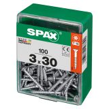 UNIVERZALNI VIJAK SPAX TX 3X30 WIROX A2F V ZAVITKU 100 KOS