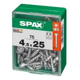 UNIVERZALNI VIJAK SPAX TX 4.5X25 WIROX A2F V ZAVITKU 75 KOS
