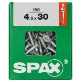 UNIVERZALNI VIJAK SPAX TX 4.5X30 WIROX A2F V ZAVITKU 150 KOS