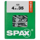 UNIVERZALNI VIJAK SPAX TX 4.5X35 WIROX A2F V ZAVITKU 125 KOS