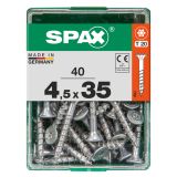 UNIVERZALNI VIJAK SPAX TX 4.5X35 WIROX A2F V ZAVITKU 40KOS