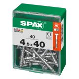 UNIVERZALNI VIJAK SPAX TX 4.5X40 WIROX A2F V ZAVITKU 40KOS