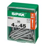 UNIVERZALNI VIJAK SPAX TX 4.5X45 WIROX A2F V ZAVITKU 30 KOS