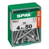 UNIVERZALNI VIJAK SPAX TX 4.5X50 WIROX A2F V ZAVITKU 30 KOS
