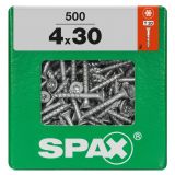 UNIVERZALNI VIJAK SPAX TX 4X30 WIROX A2F V ZAVITKU 500 KOS