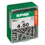 UNIVERZALNI VIJAK SPAX TX 4X50 WIROX A2F V ZAVITKU 40KOS
