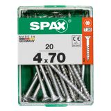 UNIVERZALNI VIJAK SPAX TX 4X70 WIROX A2F V ZAVITKU 20 KOS
