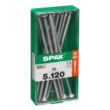 UNIVERZALNI VIJAK SPAX TX 5X120 WIROX A2F V ZAVITKU 10KOS